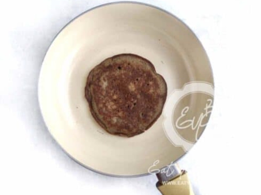 Cooked Buckwheat Pancake. 